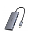 choetech HUB-M19 Gray USB-C 7w1 4K 100W Power Delivery 3xUSB 3.0 SD/TF - nr 9