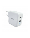 choetech PD8002 White Ładowarka sieciowa GaN 2xUSB 65W Power Delivery - nr 1