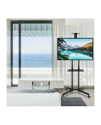 TECHLY Stojak Mobilny TV LED/LCD 37-70inch 50kg 2 Półki Regulowany nr 1