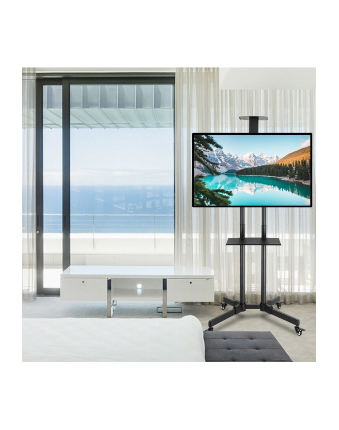 TECHLY Stojak Mobilny TV LED/LCD 37-70inch 50kg 2 Półki Regulowany główny