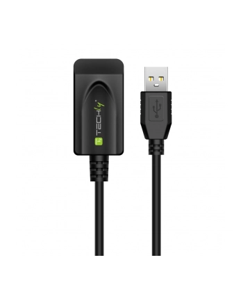 TECHLY Kabel Przedłużacz Aktywny USB 2.0 A-A M/F 20m Czarny nr 2