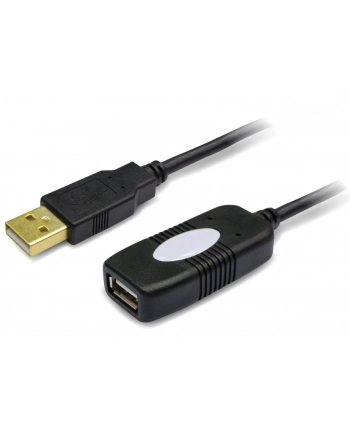 TECHLY Kabel Przedłużacz Aktywny USB 2.0 A-A M/F 20m Czarny nr 1
