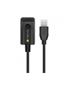 TECHLY Kabel Przedłużacz Aktywny USB 2.0 A-A M/F 20m Czarny - nr 3