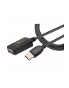 TECHLY Kabel Przedłużacz Aktywny USB 2.0 A-A M/F 20m Czarny - nr 6