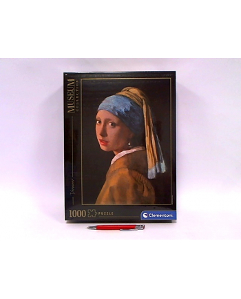 Clementoni Puzzle 1000el Museum Vermeer: Dziewczyna z perłą. Girl with a pearl earring 39614