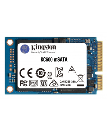 kingston Dysk SSD SKC600 256GB mSATA 550/500 MB/s