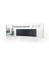 GEMBIRD KB-MCH-04 klawatura multimedialna czarna - nr 2