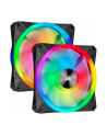corsair Wentylatory QL140 iCUE RGB LED PWM 2-pak - nr 1