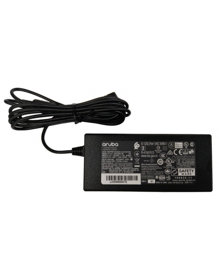 hewlett packard enterprise Zasilacz ARUBA 12V/48W AC/DC adapter 2.1/5.5mm  R3K00A główny