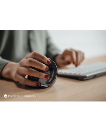 Evoluent VerticalMouse D, mouse (Kolor: CZARNY / silver, medium, RH)
