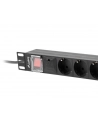 lanberg Listwa zasil.rack PDU 1U 16A 2m 8sch. PDU-08F-0200-BK - nr 8
