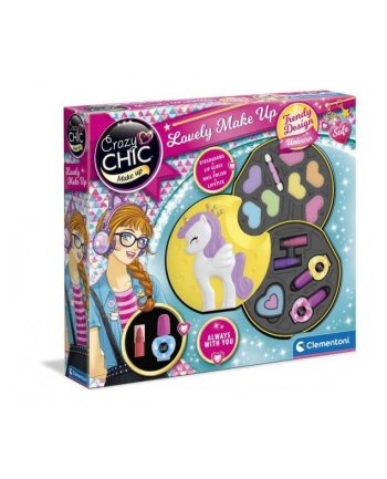 Clementoni Crazy chic Kosmetyczka Jednorożec. Lovely make up Unicorn 18653