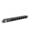 lanberg Listwa zasil.rack PDU 1U 16A 2m 7 PDU-PRO-07F-0200-BK - nr 11