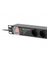 lanberg Listwa zasil.rack PDU 1U 16A 2m 7 PDU-PRO-07F-0200-BK - nr 3