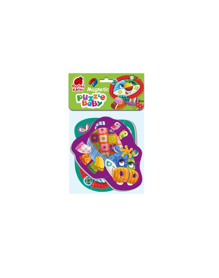 roter kafer Magnetyczne Baby puzzle z pianki '';Lew - Hipopotam''; RK5020-04 główny