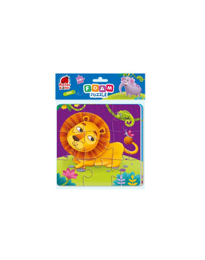 roter kafer Magnetyczne puzzle z pianki 2w1'';ZOO''; RK6050-05 główny