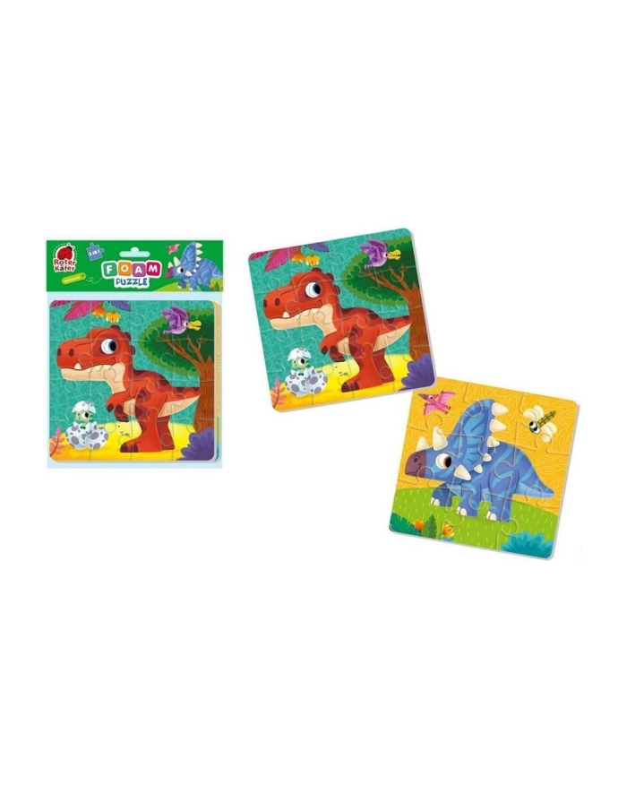 roter kafer Magnetyczne puzzle z pianki 2w1'';Dinozaury''; RK6050-06 główny