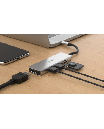 D-Link DUB-M530 HUB USB-C USB 3.0 HDMI SD/microSD