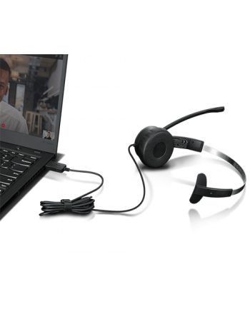 lenovo Zestaw słuchawkowy 100 Mono USB 4XD1B61617 nr 2