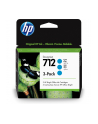 hp inc. Ink 712 3-Pack 29ml Cyan 3ED77A - nr 14