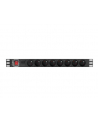 lanberg Listwa zasil.rack PDU 1U 16A 2m 8 gn. PDU-08E-0200-BK - nr 14