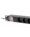 lanberg Listwa zasil.rack PDU 1U 16A 2m 8 gn. PDU-08E-0200-BK - nr 15