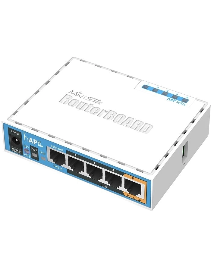 MIKROTIK RB952Ui-5ac2nD hAP ac lite Access Point Dual Band 5x RJ45 100Mb/s główny