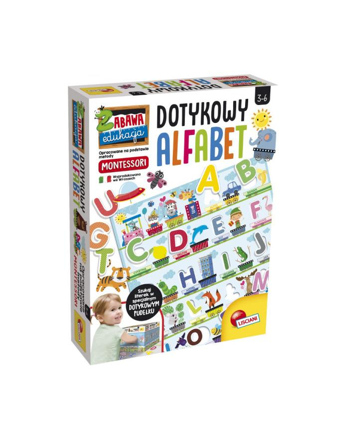 lisciani giochi Montessori Dotykowy alfabet PL72446 LISCIANI główny