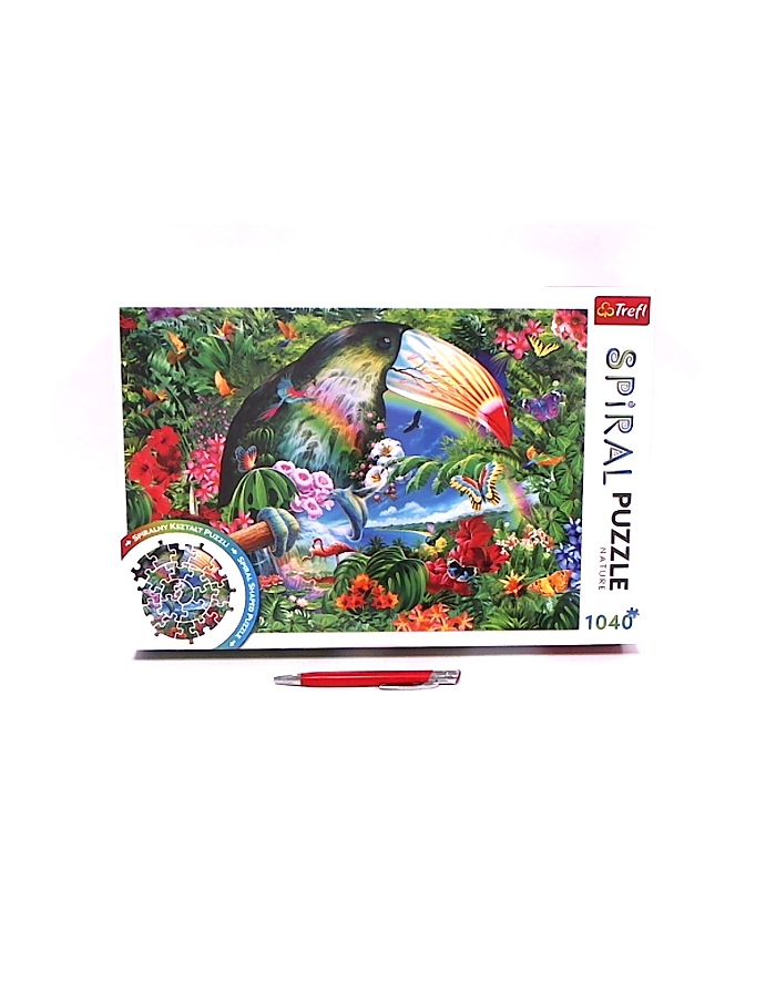 Puzzle 1040el Spiralne - Tropikalne zwierzęta 40014 Trefl główny