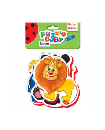 roter kafer Baby puzzles piankowe Zoo RK6010-04