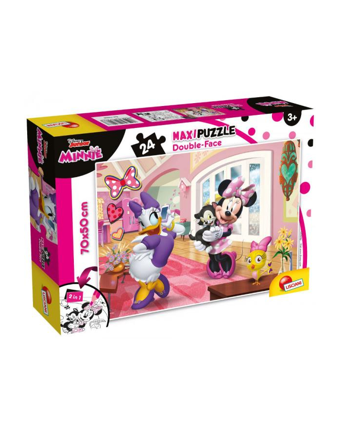 lisciani giochi Puzzle dwustronne Maxi 24 elementy Myszka Minnie 74068 LISCIANI główny