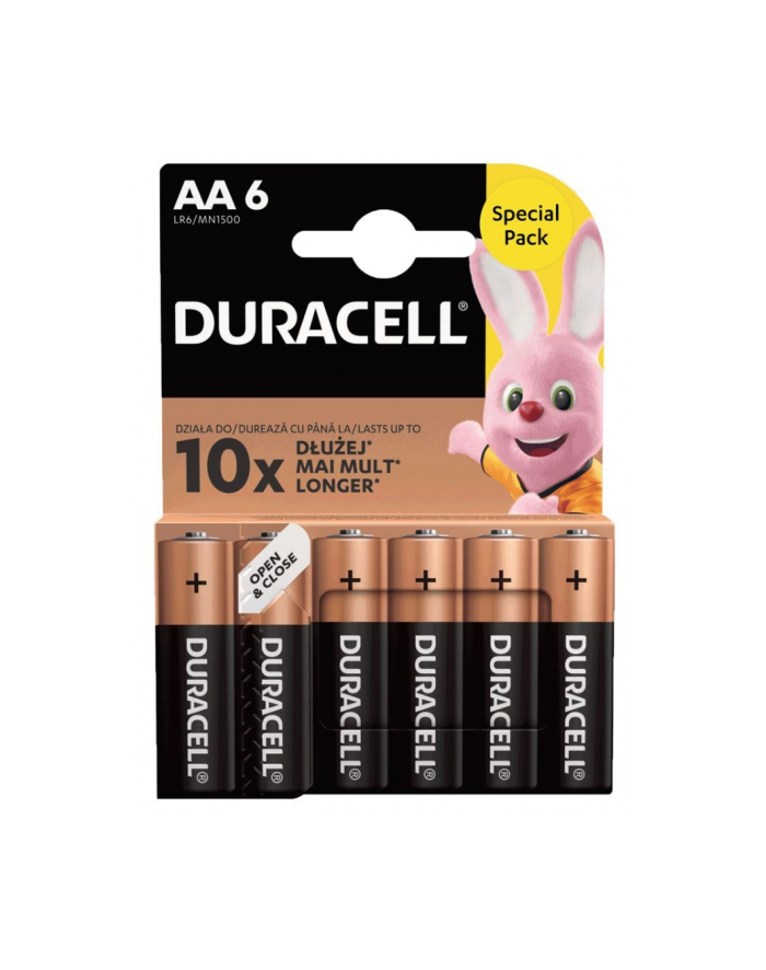 duracell Bateria Basic AA/LR6 blister 6 sztuk główny