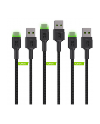 green cell Kabel GC Ray 3x USB-C