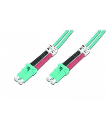 digitus Patch cord światłowodowy FO LC-LC MM 50/125 OM3 duplex LSOH 2m