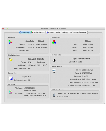 nec Oprogramowanie SpectraView II USB License 100013825