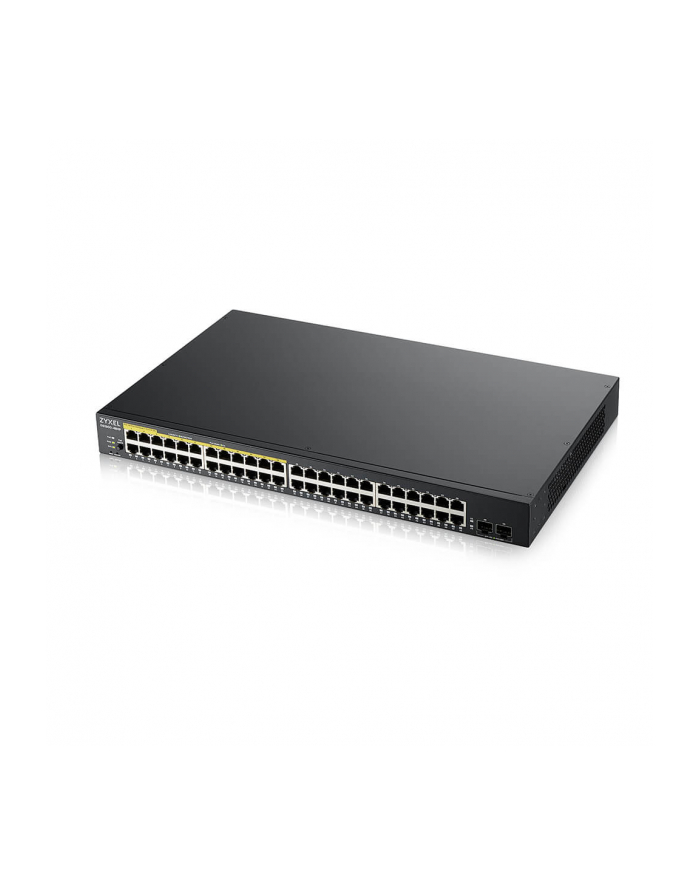 zyxel Przełącznik zarządzalny GS1900-48HP v2, 48-port GbE L2 Smart Switch 170W rack            GS1900-48HPv2 główny