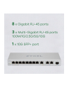 zyxel Przełącznik zarządzalny XGS1210-12, 12-Port Gigabit webmanaged Switch with 8 port       1G + 3-Port MultiGig 1/2.5/5/10G + 1-Port SFP+ XGS1250-12-ZZ01 - nr 49