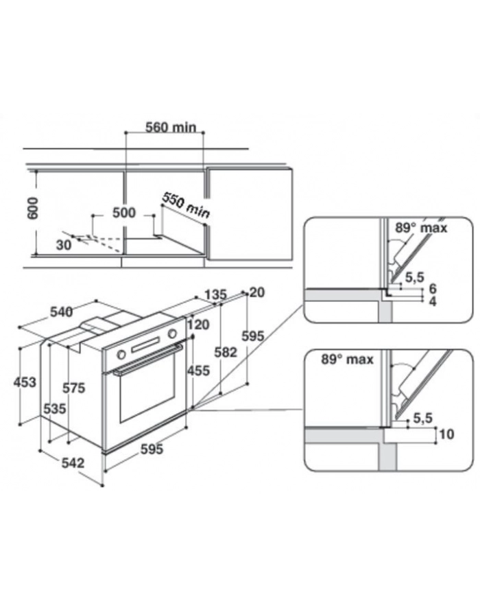 whirlpool Piekarnik AKP745WH główny