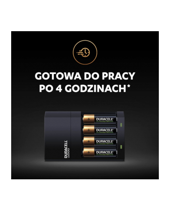 duracell Ładowarka CEF14 + 2xAA/LR6 + 2xAAA/LR3