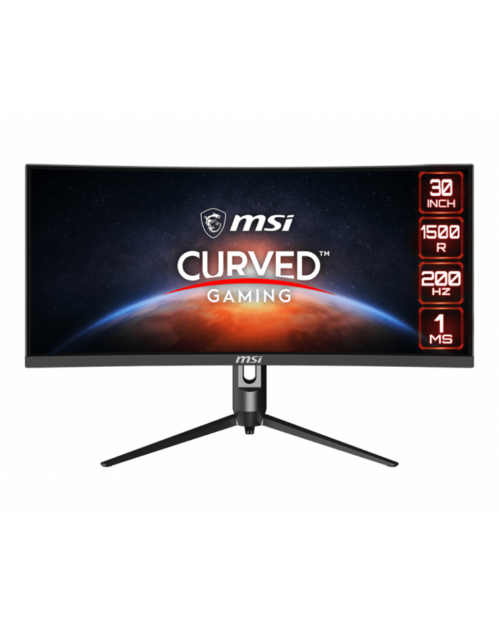 msi Monitor Optix MAG301CR2 29.5 cali Curve/LED/WFHD/Non-T/200Hz/Czarny główny