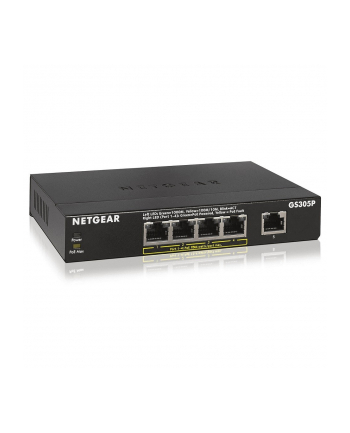 netgear Przełącznik GS305P 5x1GE (4xPoE)