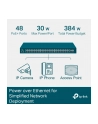 tp-link Przełącznik Zarządzany SG3452P Switch 48xGE PoE 4xSFP - nr 17