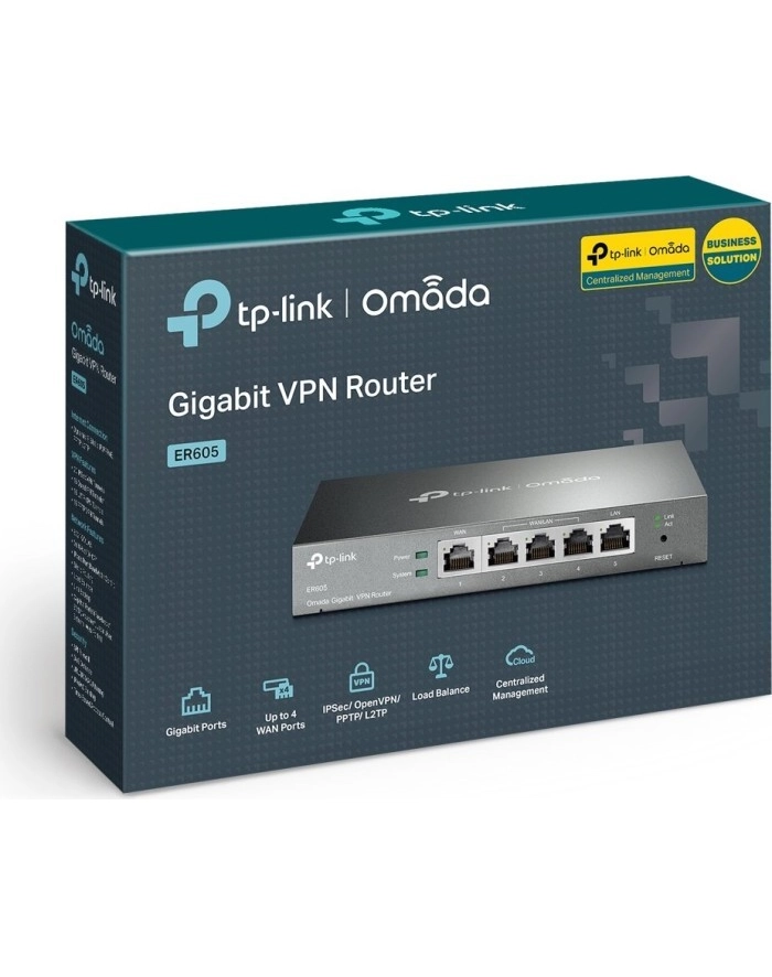 tp-link Router Multi-WAN VPN  ER605 Gigabit główny