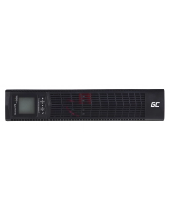 green cell Zasilacz awaryjny UPS do szaf serwerowych RTII 1000VA 900W z wyświetlaczem LCD nr 1