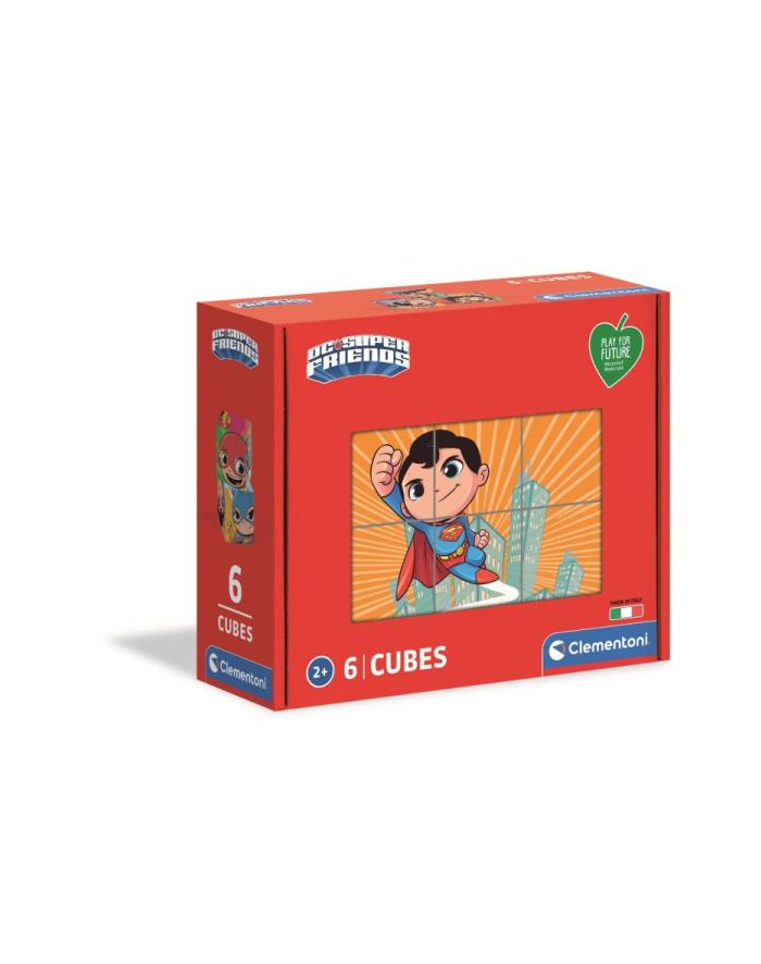 Clementoni Klocki obrazkowe 6el Play for future Super przyjaciele 44008 główny