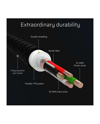 green cell Kabel 3x GC Ray Lightning 200cm LED