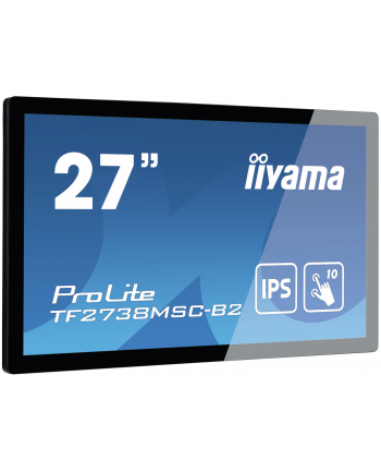 IIYAMA 27inch IPS 1920x1080 10 Points Touch 1000:1 425cd/m2 5ms DVI HDMI DP USB Touch Interface Speakers 2x3W
