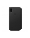 apple APP MRWW2ZM/A iPhone XS Leather Folio - Black - nr 1