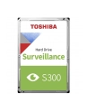 toshiba europe TOSHIBA S300 Video Surveillance HDD 6TB 3.5inch 5400rpm 256MB 24/7 SMR Warr 3yr BULK - nr 30