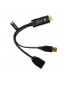 TECHLY Adapter HDMI z Zasilaniem USB na DisplayPort 4K 30Hz - nr 14